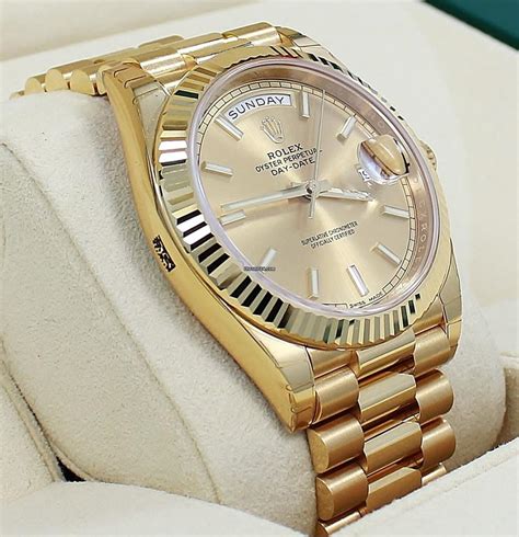 gold day date presidential rolex|rolex 40mm day date price.